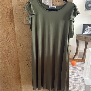 Olive Green Women's Dress